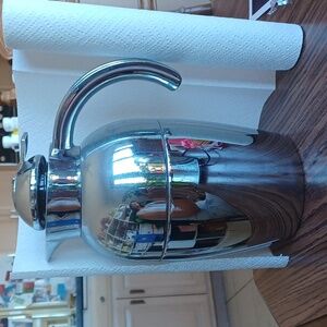 OGGI Silver Thermal Vacuum Carafe Rotating Top 1990s, 32 Oz